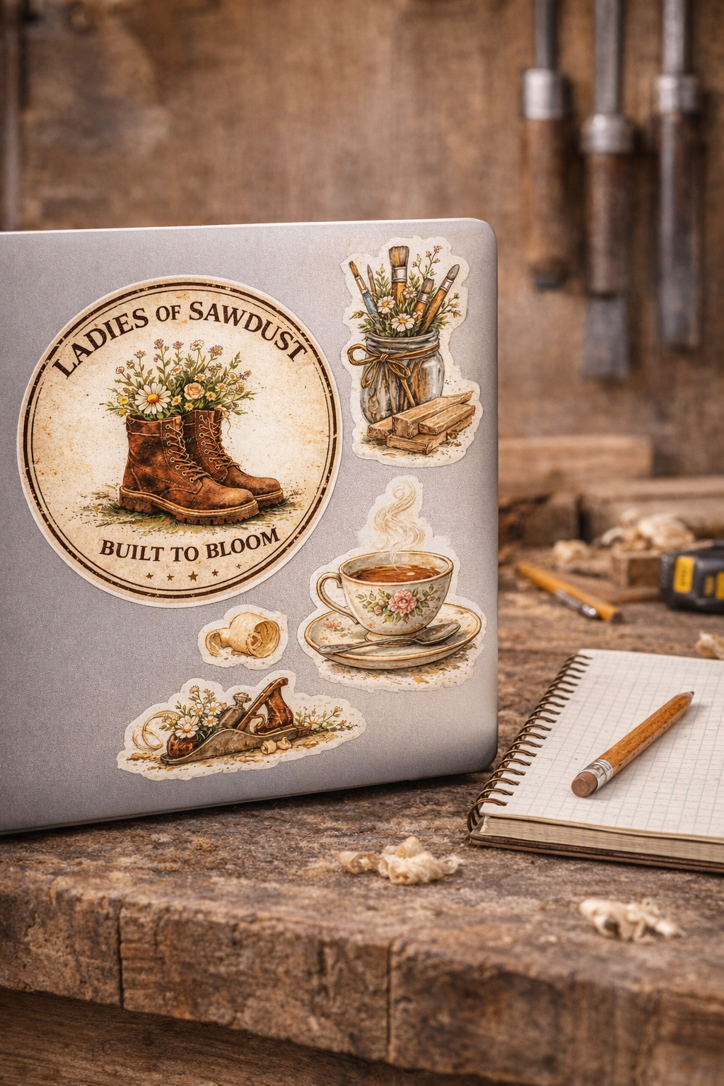 Built to Bloom Sticker