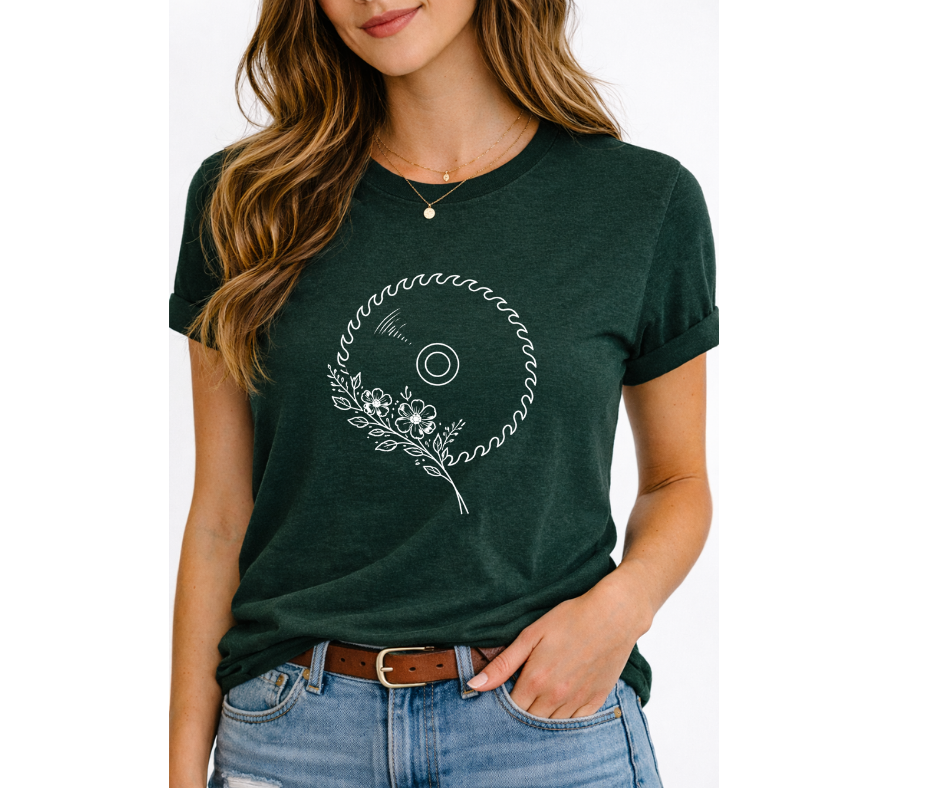 Steel & Petals Tee