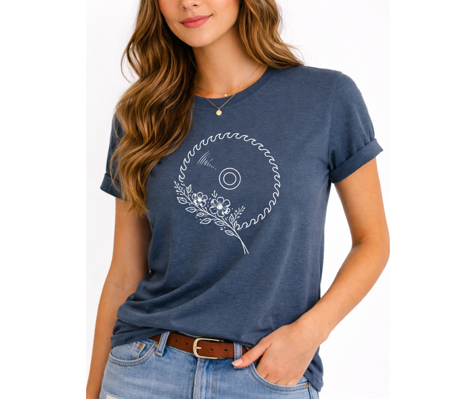 Steel & Petals Tee
