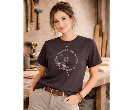 Steel & Petals Tee
