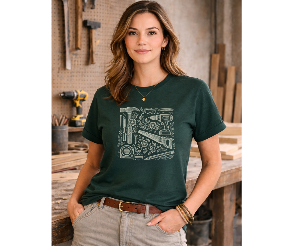 Tools & Blooms Tee